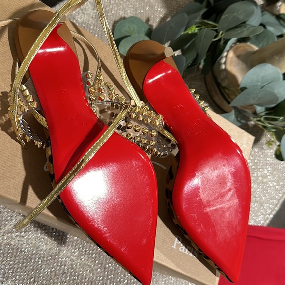 Authentic Brand new Christian Louboutin leopard heels size 39.5 - Picture 2 of 3